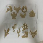 Mini Gold Shimmer Ornaments