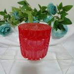 Sparkly Red Jar With Lid