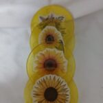 Yellow Daisy Set Of 4 Coasters